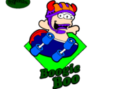 Desenho BoogieBoo pintado por kauan