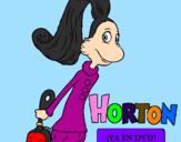 Desenho Horton - Sally O'Maley pintado por VI