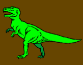 Desenho Tiranossaurus Rex pintado por RYAN