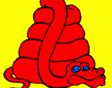 Desenho Serpente grande pintado por FERNANDINHO