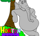 Desenho Horton pintado por luidy