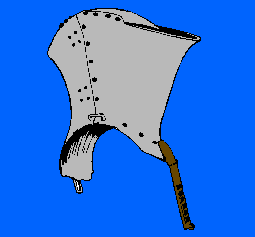 Desenho Capacete de cavaleiro  pintado por rodrigo