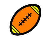 Desenho Bola de futebol americano II pintado por joao  pedro
