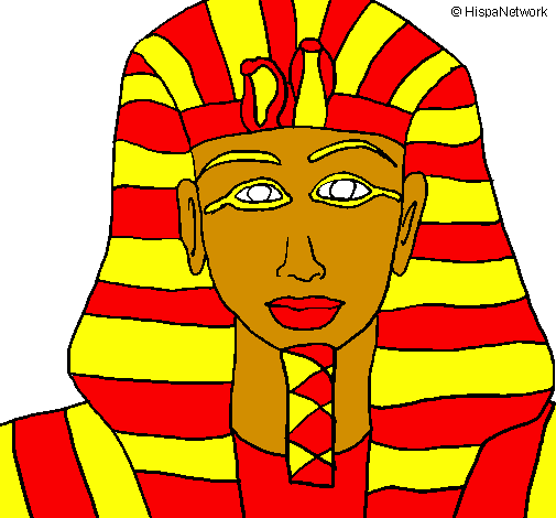 Desenho Tutankamon pintado por gabrieli s