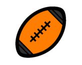 Desenho Bola de futebol americano II pintado por tallys