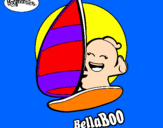 Desenho BellaBoo pintado por kauan