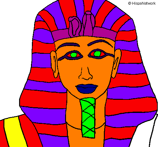 Desenho Tutankamon pintado por DANIEL