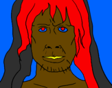 Desenho Homo Sapiens pintado por alvin