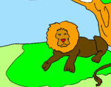 Desenho O Rei Leão pintado por joâo   pedro