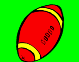 Desenho Bola de futebol americano pintado por srella