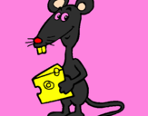 Desenho Rata 2 pintado por victor  ratão