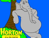 Desenho Horton pintado por miguel