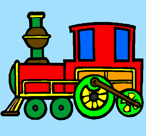 Desenho Comboio pintado por gabriel minari