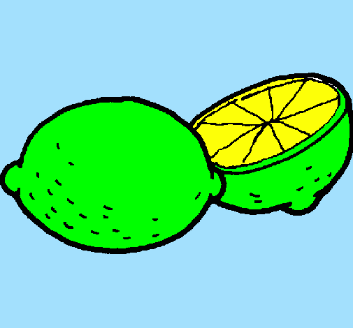 Desenho Limão pintado por Karine
