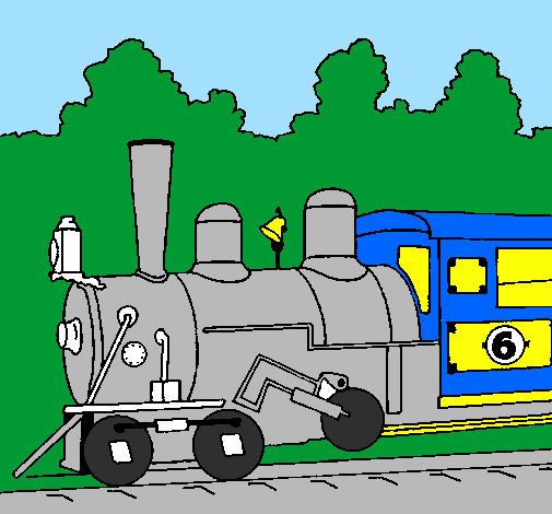 Desenho Locomotiva  pintado por Matheus