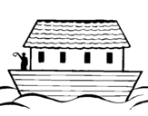 Desenho Arca de Noé pintado por arca de noé