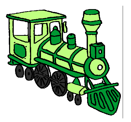 Desenho Comboio pintado por Jr