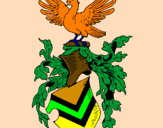 Desenho Escudo de armas e águia pintado por South park