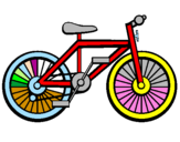 Desenho Bicicleta pintado por silas