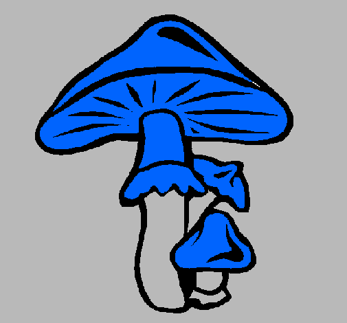 Desenho Cogumelos pintado por maria  vitoria