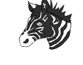 Desenho Zebra II pintado por juninho