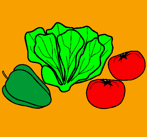 Desenho Verduras pintado por fatima  diogo 2011 @.com.
