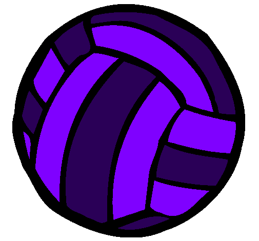 Desenho Bola de voleibol pintado por JULIA RAMOS
