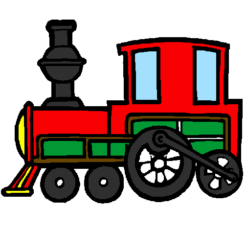 Desenho Comboio pintado por enzo