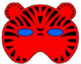 Desenho Tigre pintado por ergon