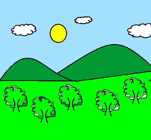 Desenho Montanha 4 pintado por ronivaldo