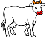 Desenho Vaca pintado por KAMILA