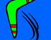 Desenho Bumerangue pintado por joao pedro