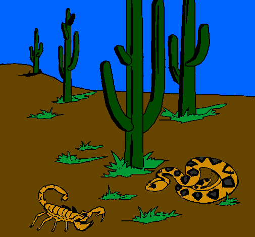 Desenho Deserto  pintado por igor 
