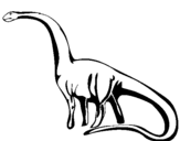 Desenho Mamenquissauro pintado por patossauros