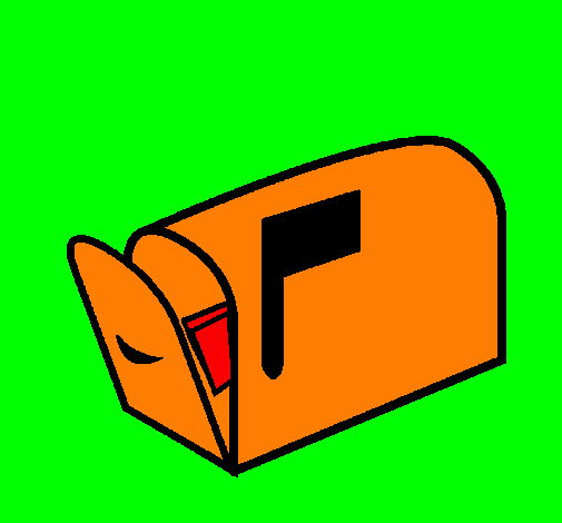 Desenho Caixa de correio pintado por gABRIEL