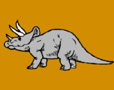 Desenho Triceratops pintado por GABRIEL DA SILVA