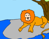 Desenho O Rei Leão pintado por rei leão