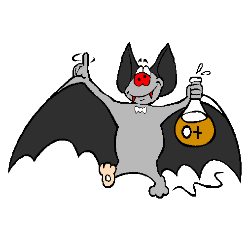 Desenho Morcego tonto pintado por Morcegão