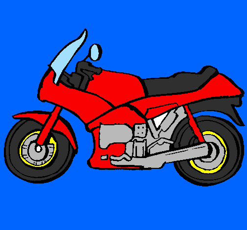 Desenho Motocicleta pintado por GABRIEL DA SILVA