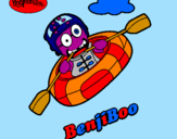 Desenho BenjiBoo pintado por patricia castro