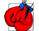 Desenho Luvas de boxe pintado por joao