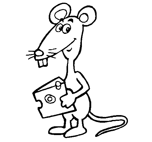 Desenho Rata 2 pintado por Felipe