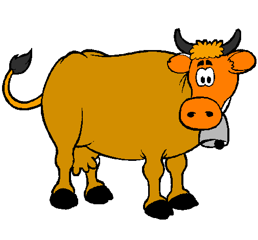 Desenho Vaca leiteira pintado por Rita Cabrita