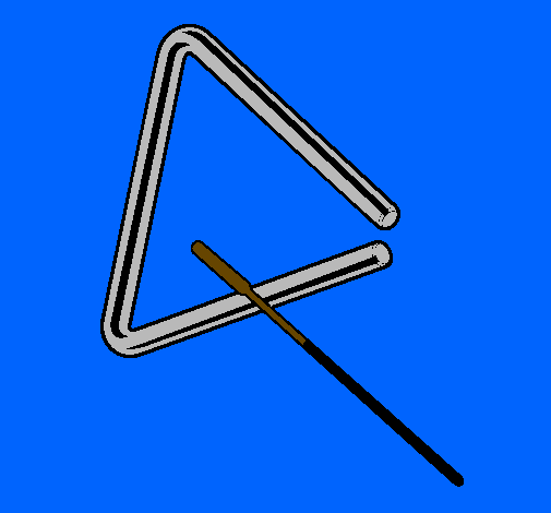 Desenho Triângulo pintado por vasco