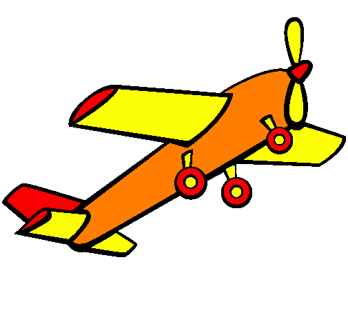 Desenho Brinquedo avião pintado por Lara