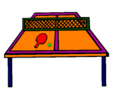 Desenho Tênis de mesa pintado por gustavo