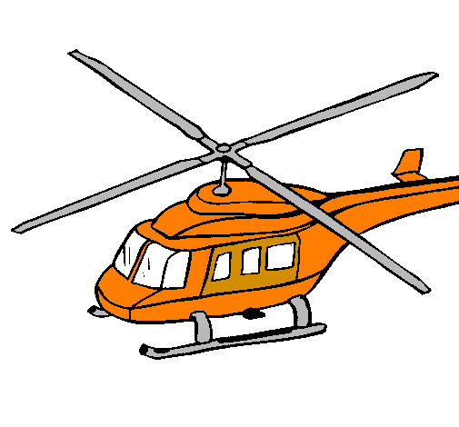 Desenho Helicoptero  pintado por ursinho poo