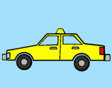 Desenho Taxi pintado por fred