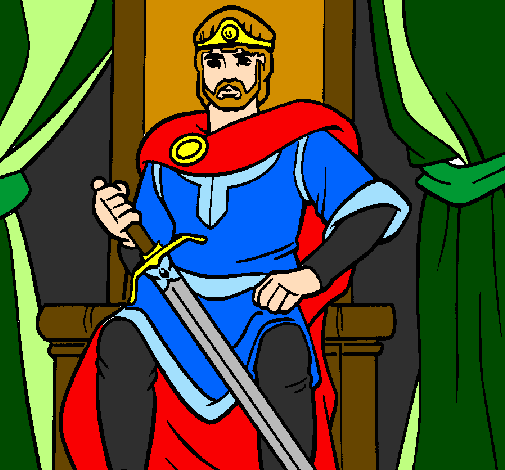 Desenho Cavaleiro rei pintado por YORRAN