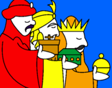 Desenho Os Reis Magos 3 pintado por rodrigo
